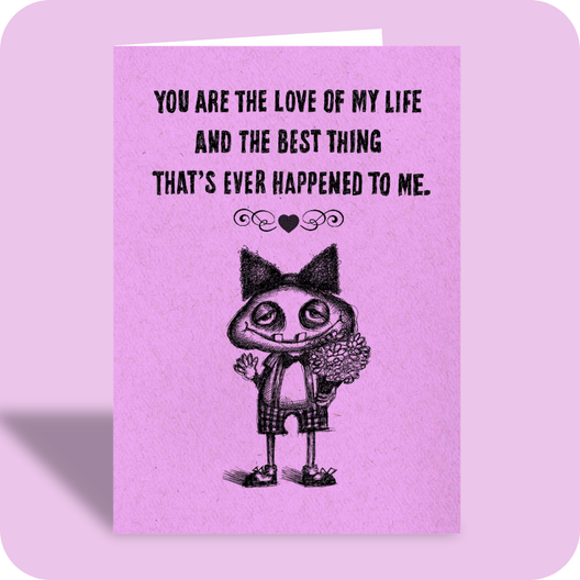 Love Card - Love of My Life (OG) - Old Paper Stock