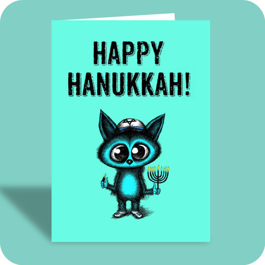 Christmas Card - From a Jew (OG) - Old Paper Stock