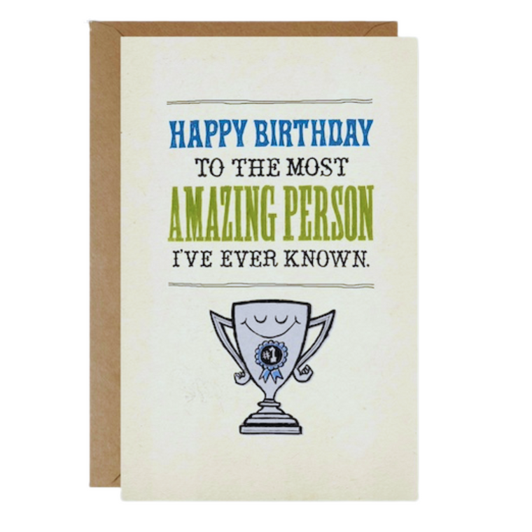 Birthday Card - Most Amazing (B)