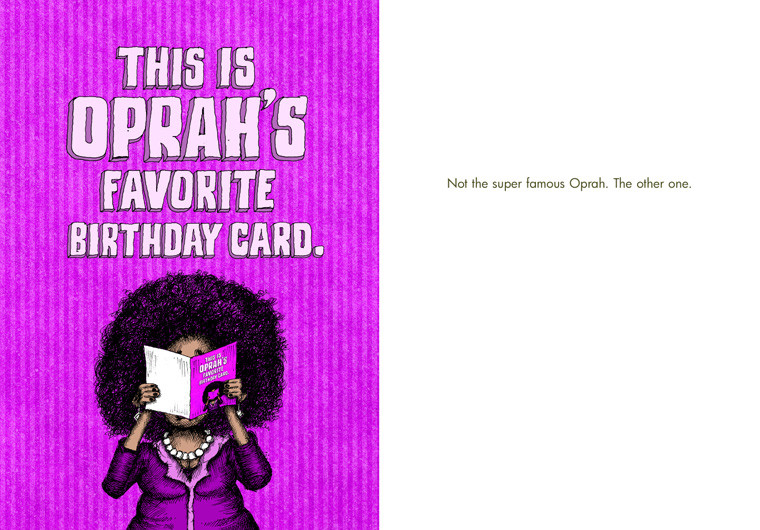 Oprah's Favorite Card