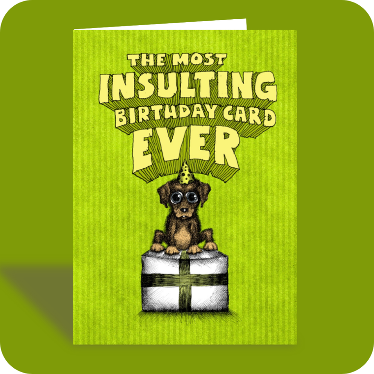 PG-13 Birthday Card - Insulting Card (OG)