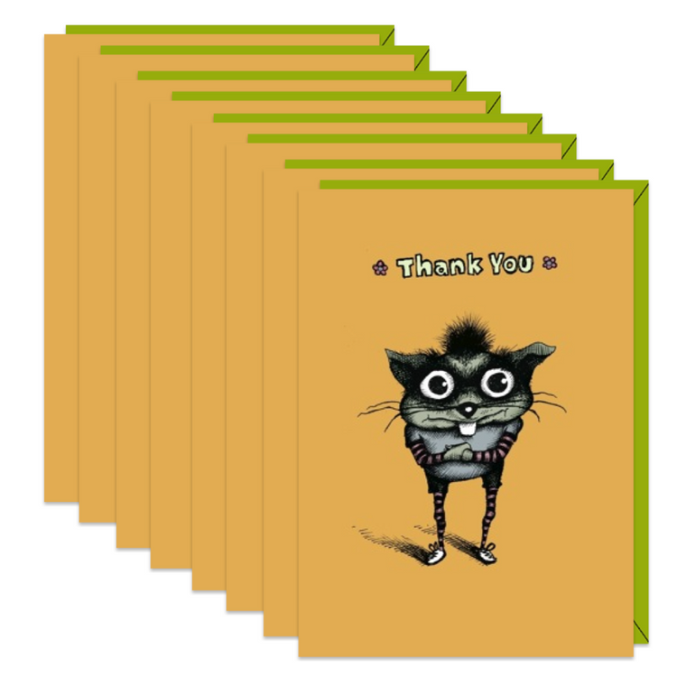 No Place To Write Happy Birthday (Box of 8 mini-cards)