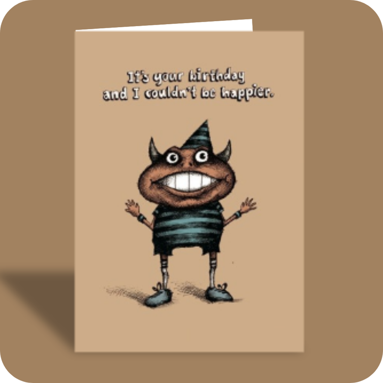 Birthday Card - Couldn't Be Happier (OG)