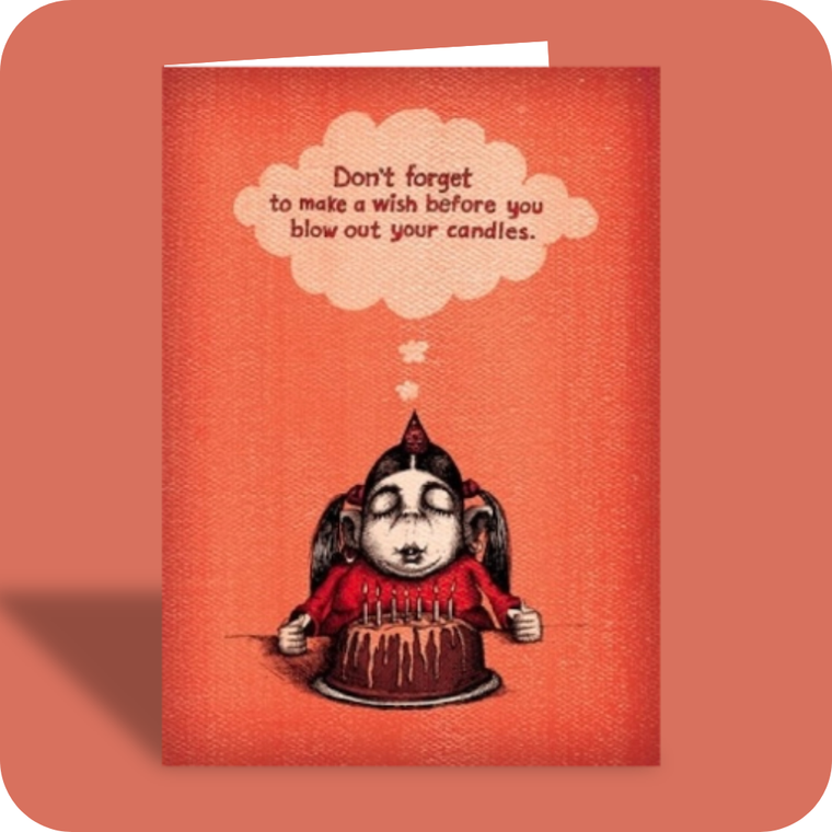 Birthday Card - Make A Wish (OG)