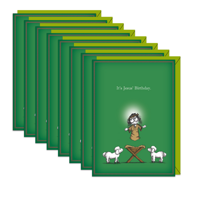 It's Jesus' Birthday (Box of 8 mini-cards)