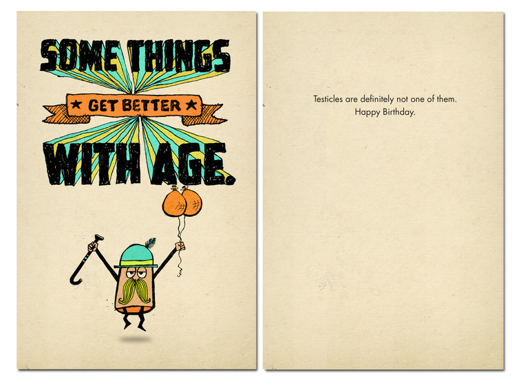 Birthday Card - Testicles (B)