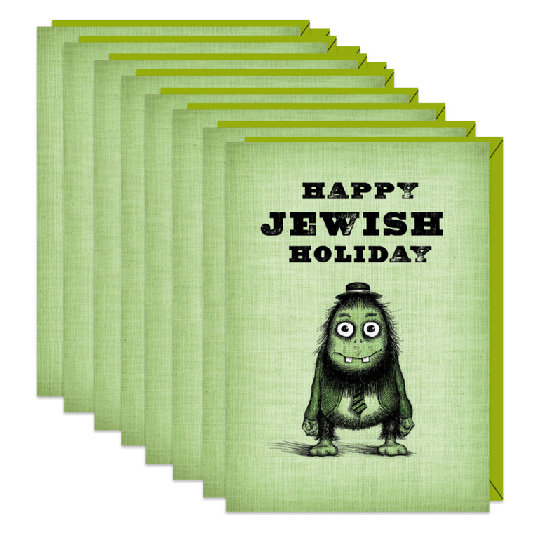 Happy Jewish Holiday (Box of 8 mini-cards)