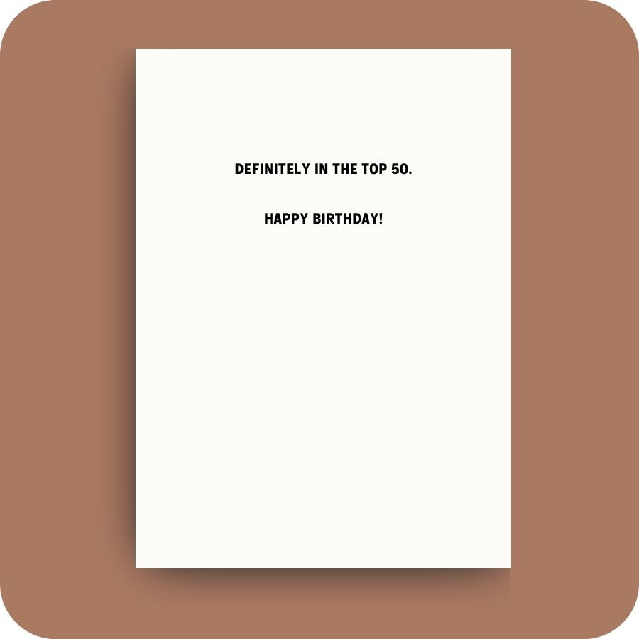 SNEAK PEEK - Birthday Card - One of the Best (C)