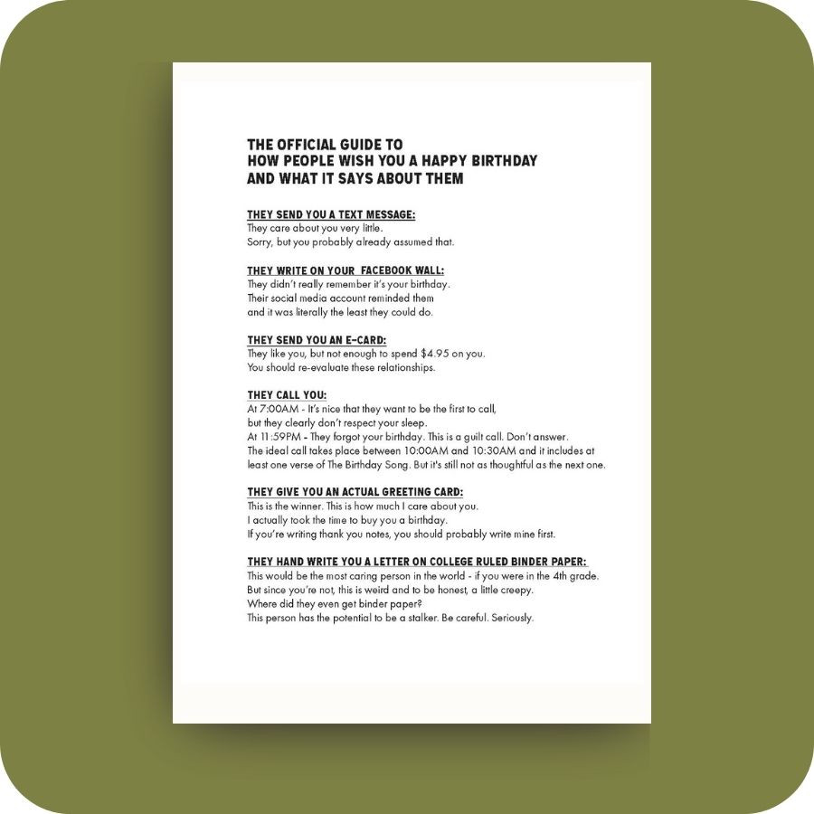 SNEAK PEEK - Birthday Card - Rankings (C)