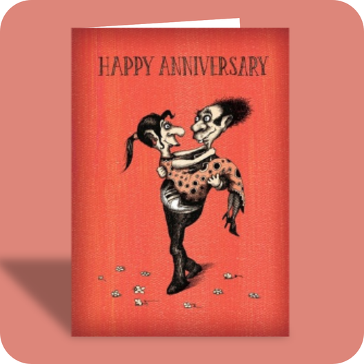 Anniversary Card - Perfect Couple/Spouse (OG) - Old Paper Stock