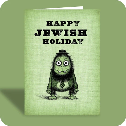 Jewish Holiday Card - Every Holiday (OG) - Old Paper Stock
