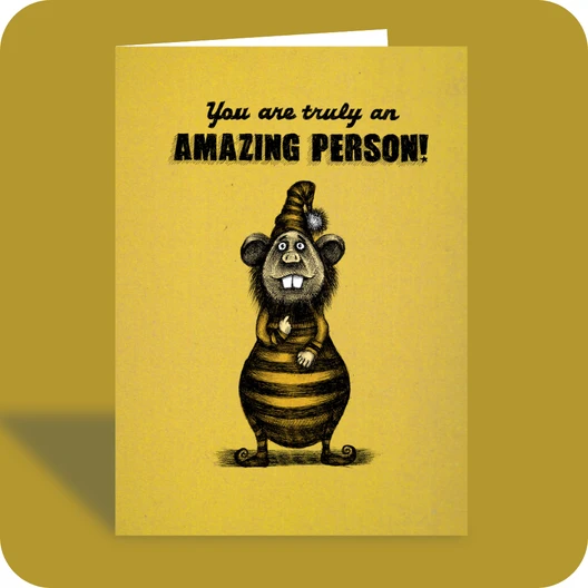 Friendship Card - Truly Amazing (OG) - Old Paper Stock