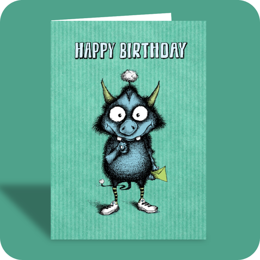 Birthday Card - Folded Paper > Facebook (OG) - Old Paper Stock