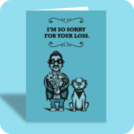 Sympathy Card - I Know How You Feel - Old Paper Stock