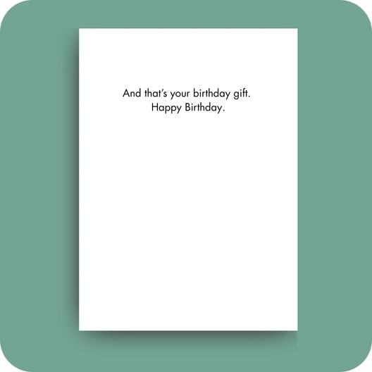 Birthday Card - No Age Reference (OG) - Old Paper Stock