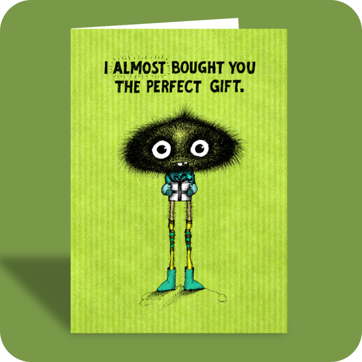 Birthday Card - Almost Perfect (OG) - Old Paper Stock