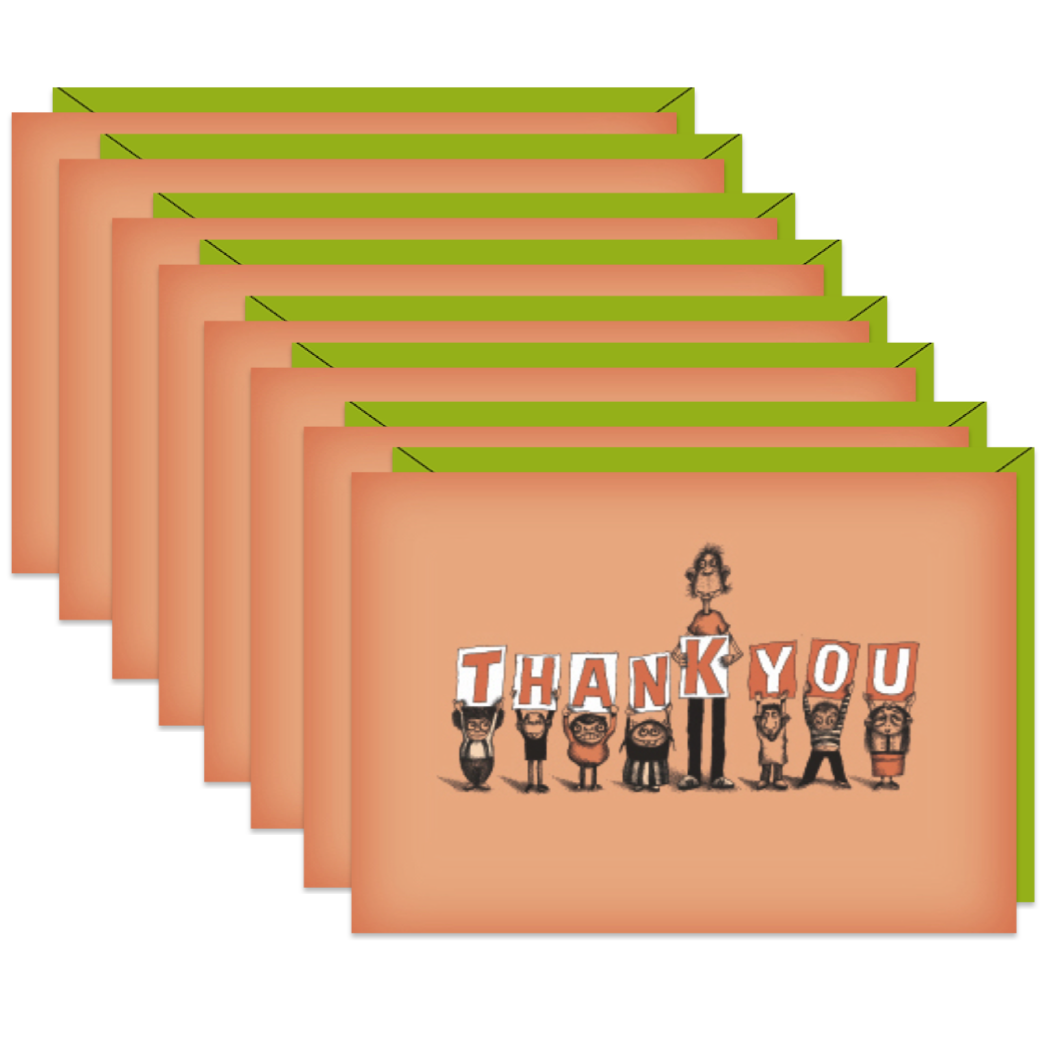 Generic Thank You Card (Box set of 8 mini-cards)