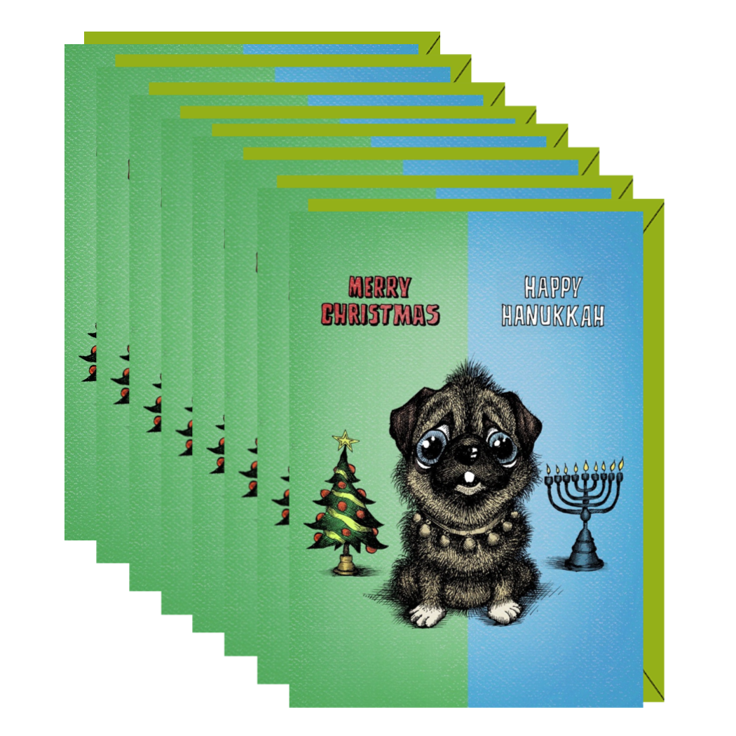 Christmas/Hanukkah             (Box of 8 mini-cards)