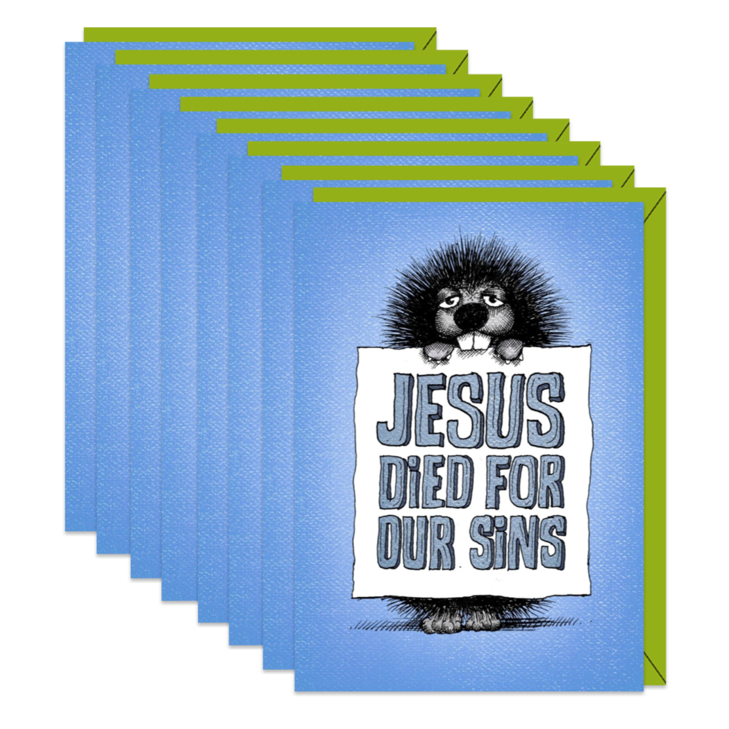 Just Kidding. Happy Hanukkah. (Box of 8 mini-cards)