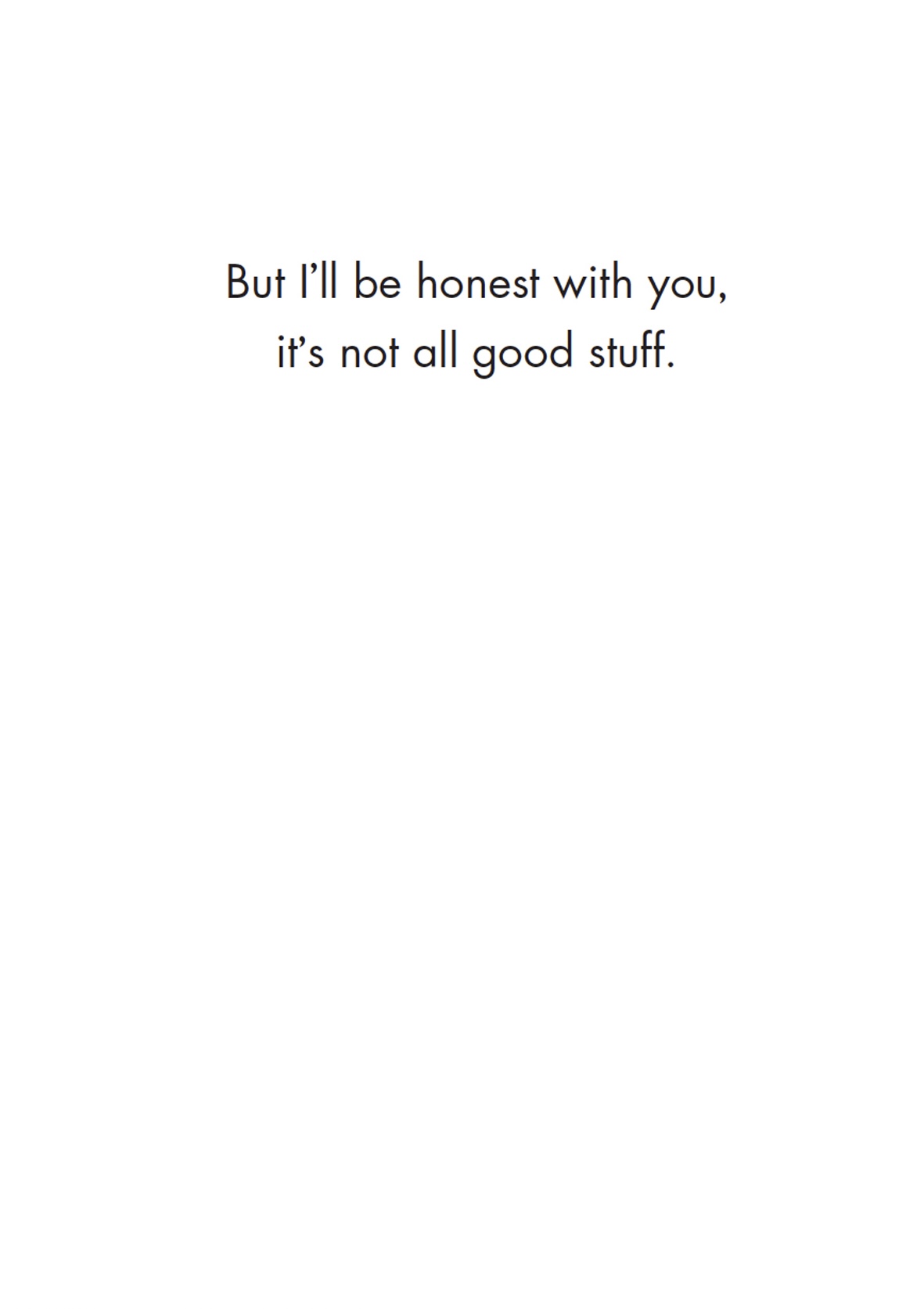 Thinking of You Card - Not All Good (B)