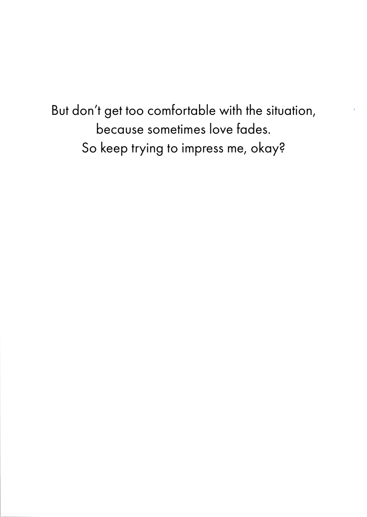 Love - Too Comfortable (B)