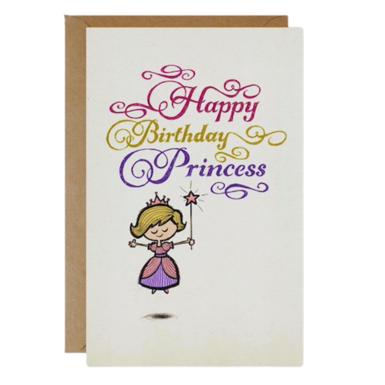 Birthday Card - Princess (B)