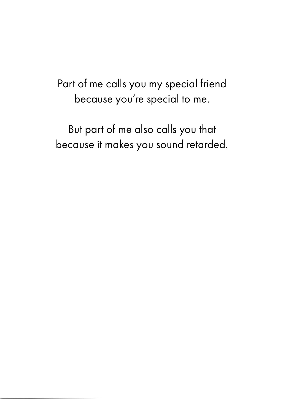 Birthday Card - Special Friend (B)
