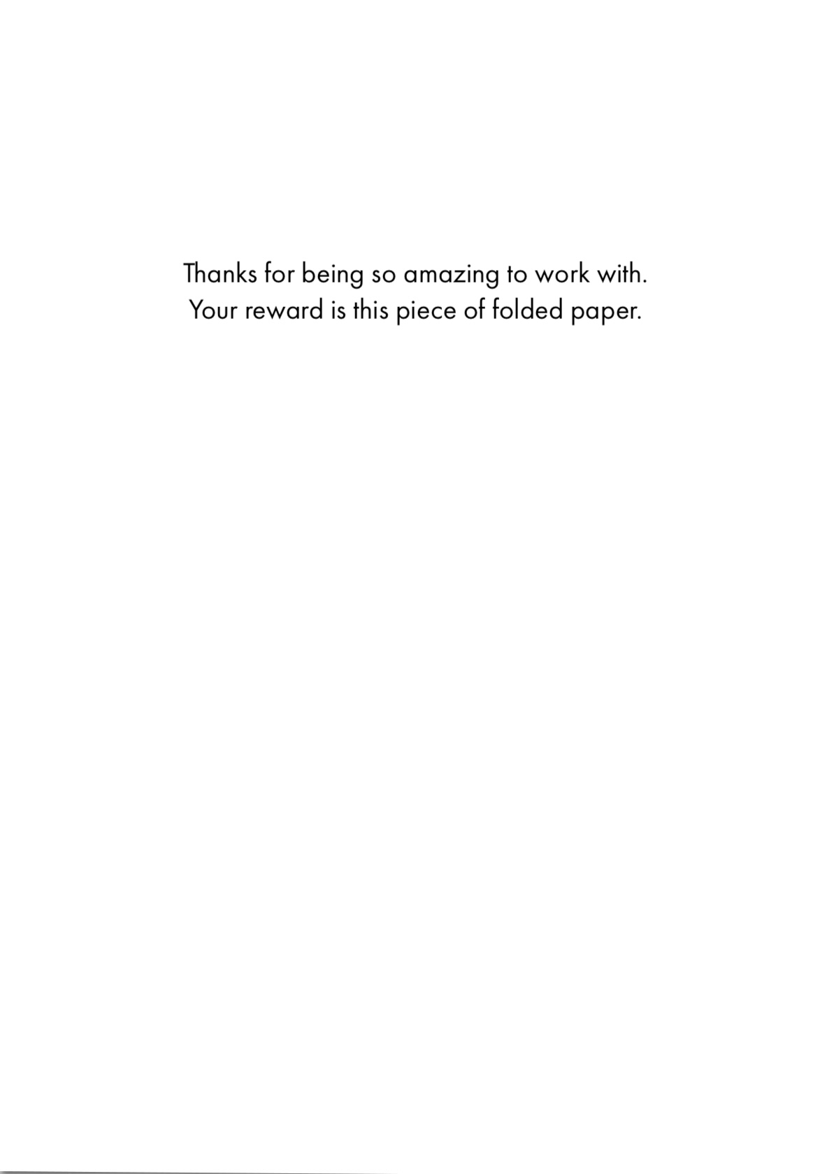 Birthday Card - Folded Paper (OG)