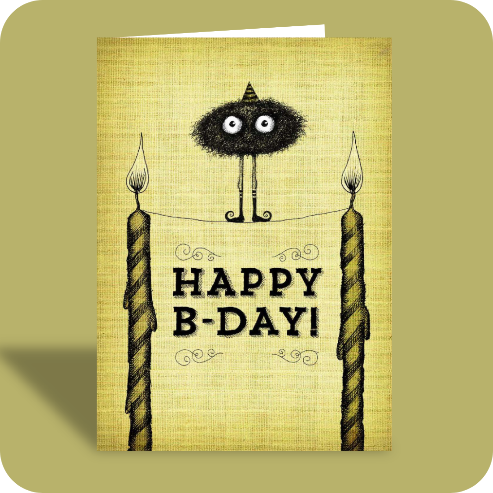 Birthday Card - Happy B-Day (OG)