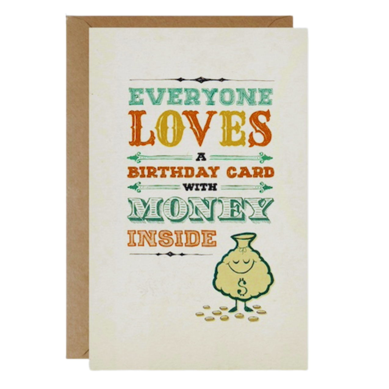 Birthday Card - No Money (B)