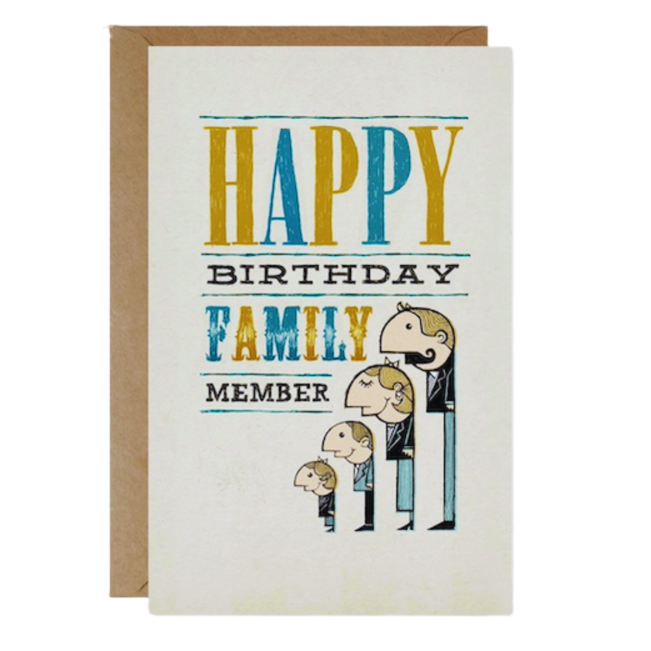 Birthday Card - Any Family Member (B)
