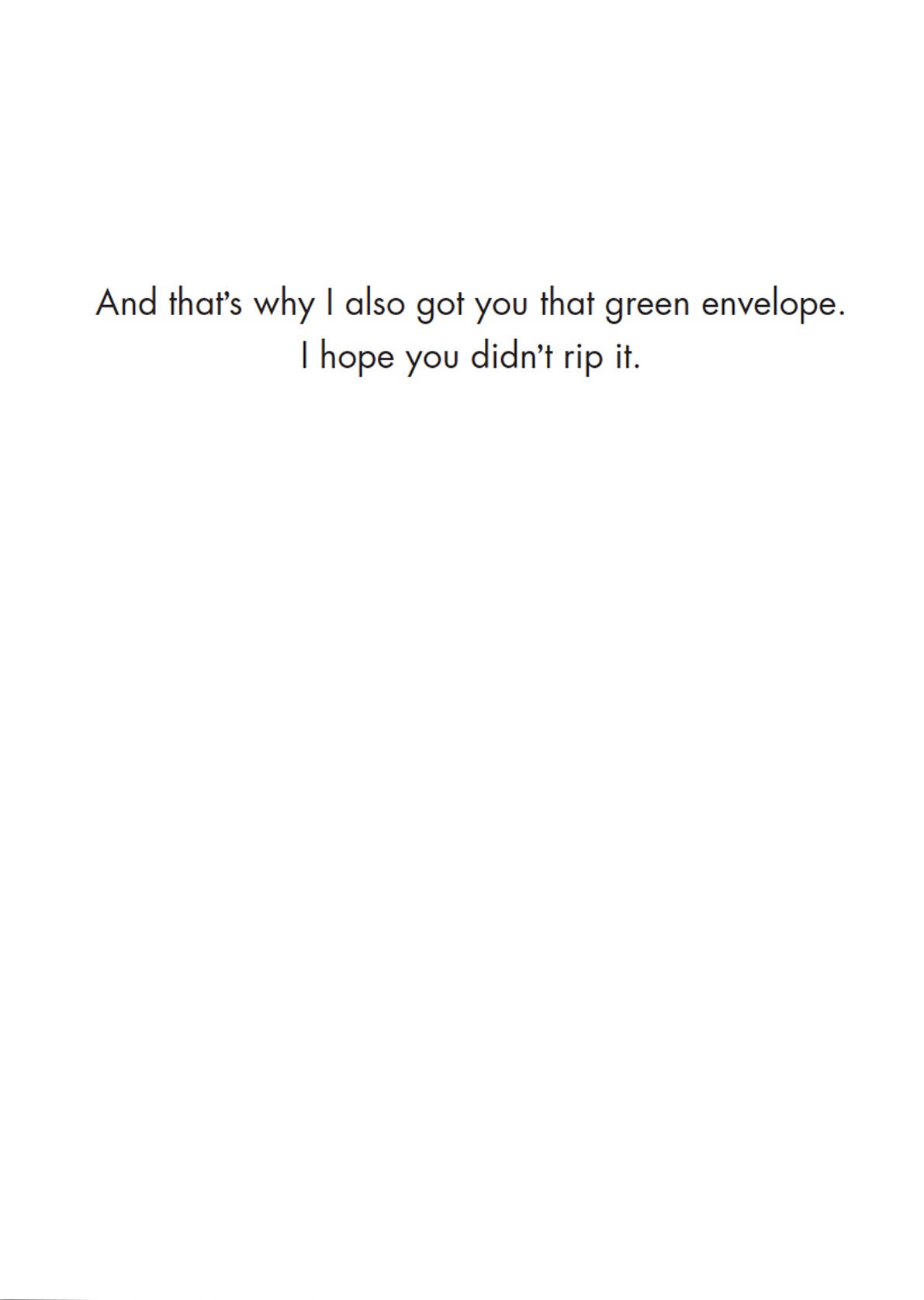 Birthday Card - You Deserve More (B)