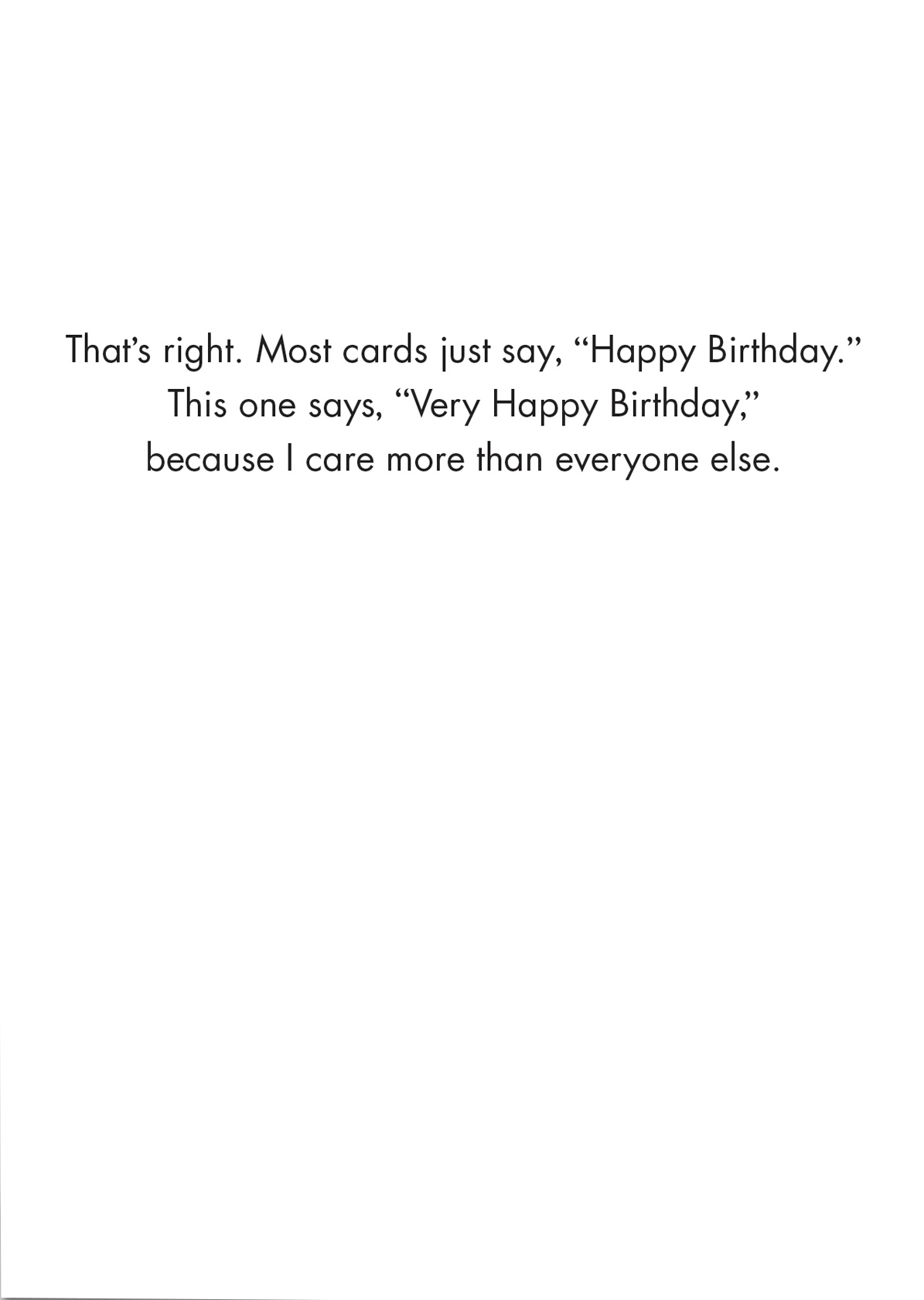 Birthday Card - Very Happy Birthday (B)