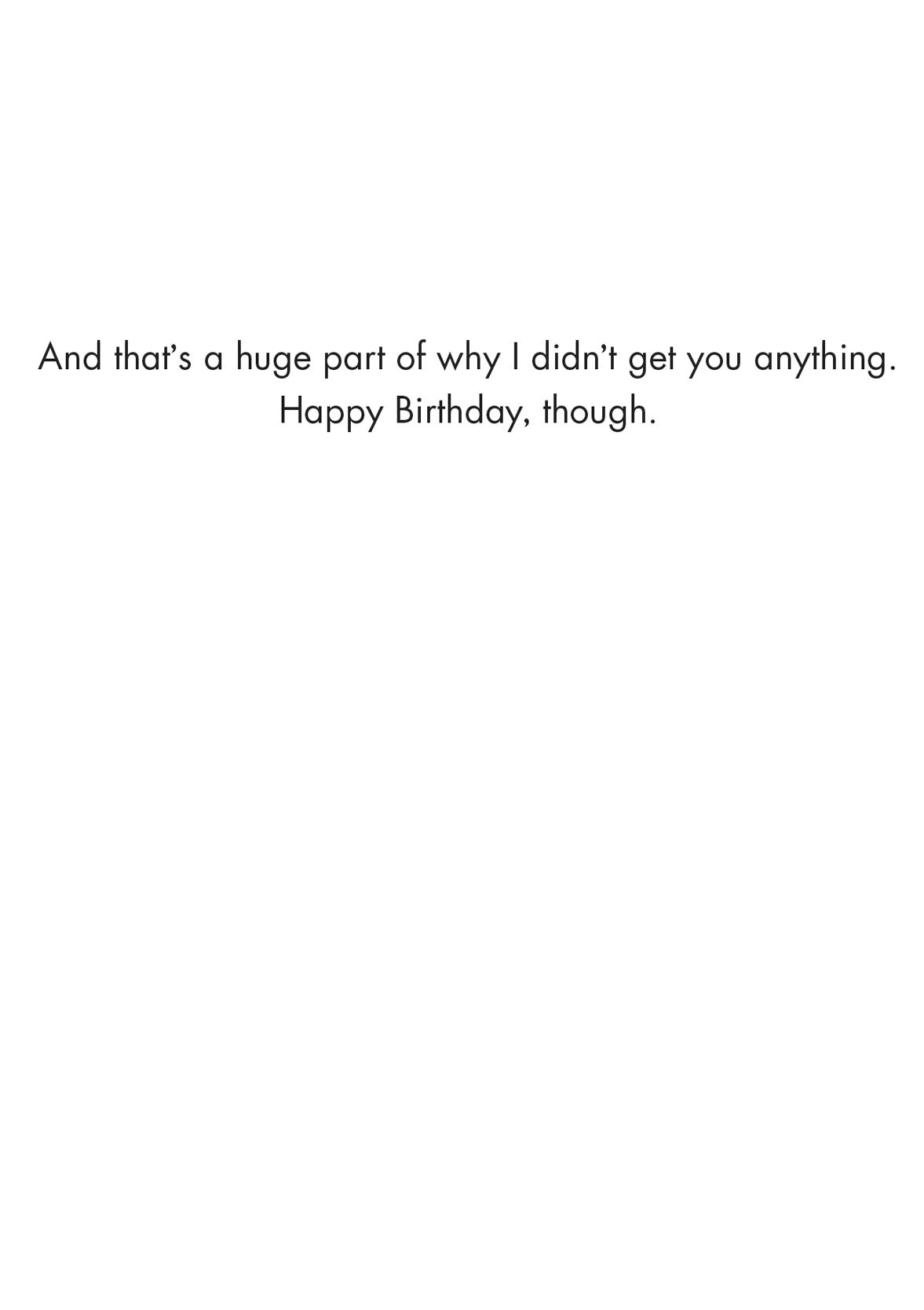 Birthday Card - Hard to Shop (B)