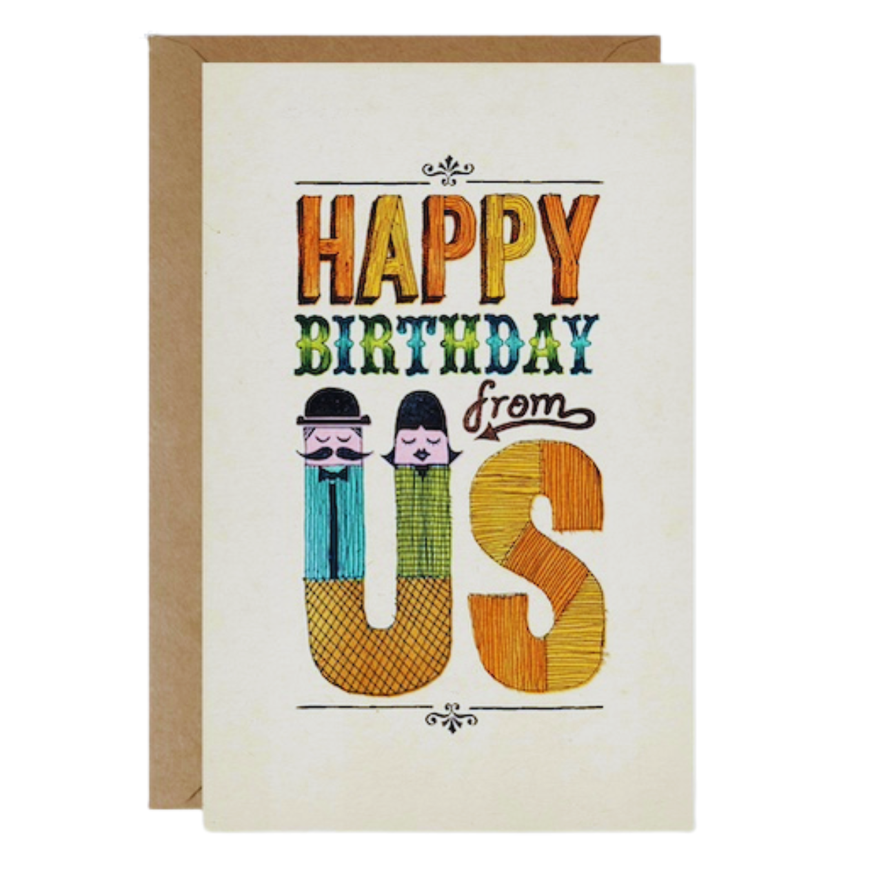 Birthday Card - From Us (B)
