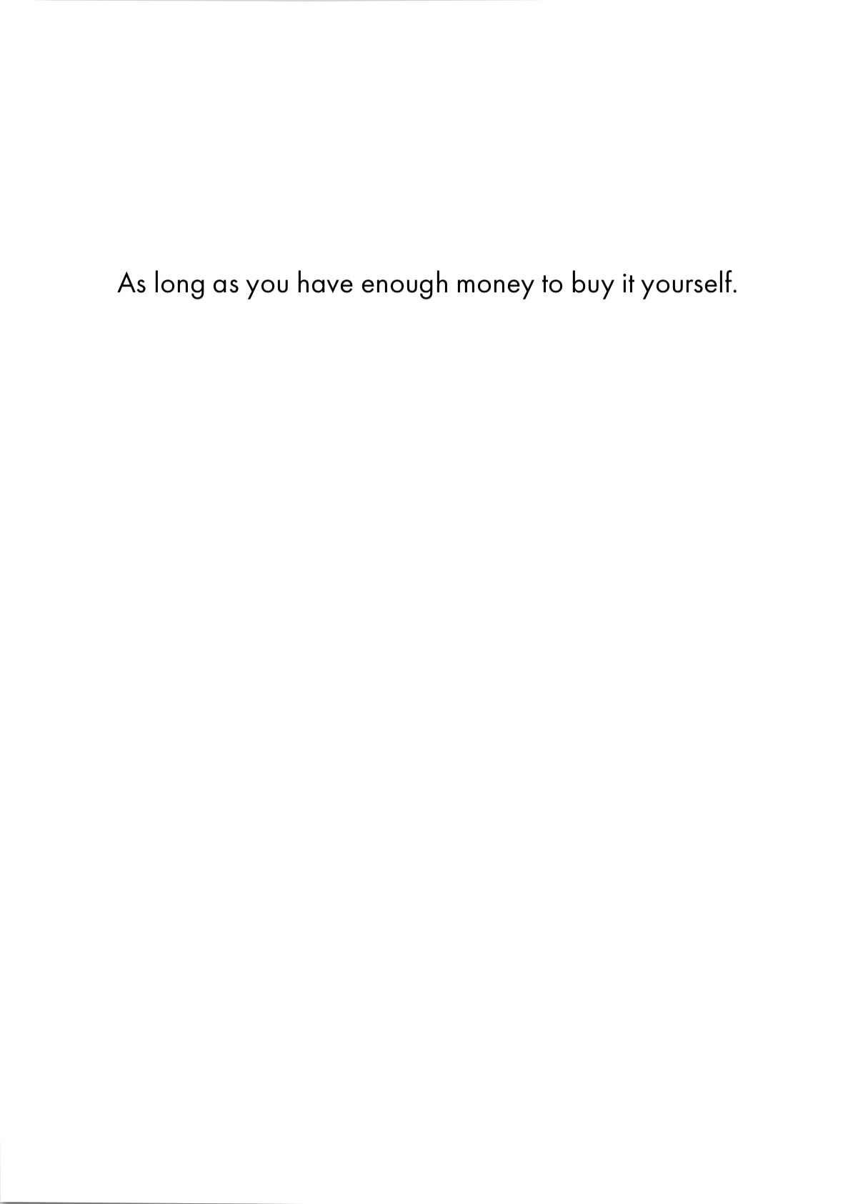 Birthday Card - Anything You Want (OG)