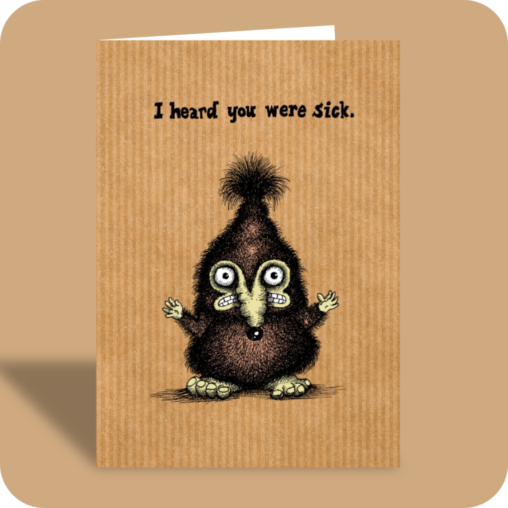 Get Well Card - Heard You Were Sick (OG)