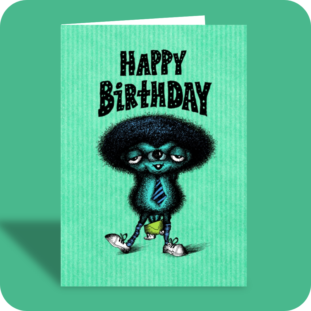 Birthday Card - Lazy Card (OG)