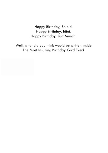 PG-13 Birthday Card - Insulting Card (OG)