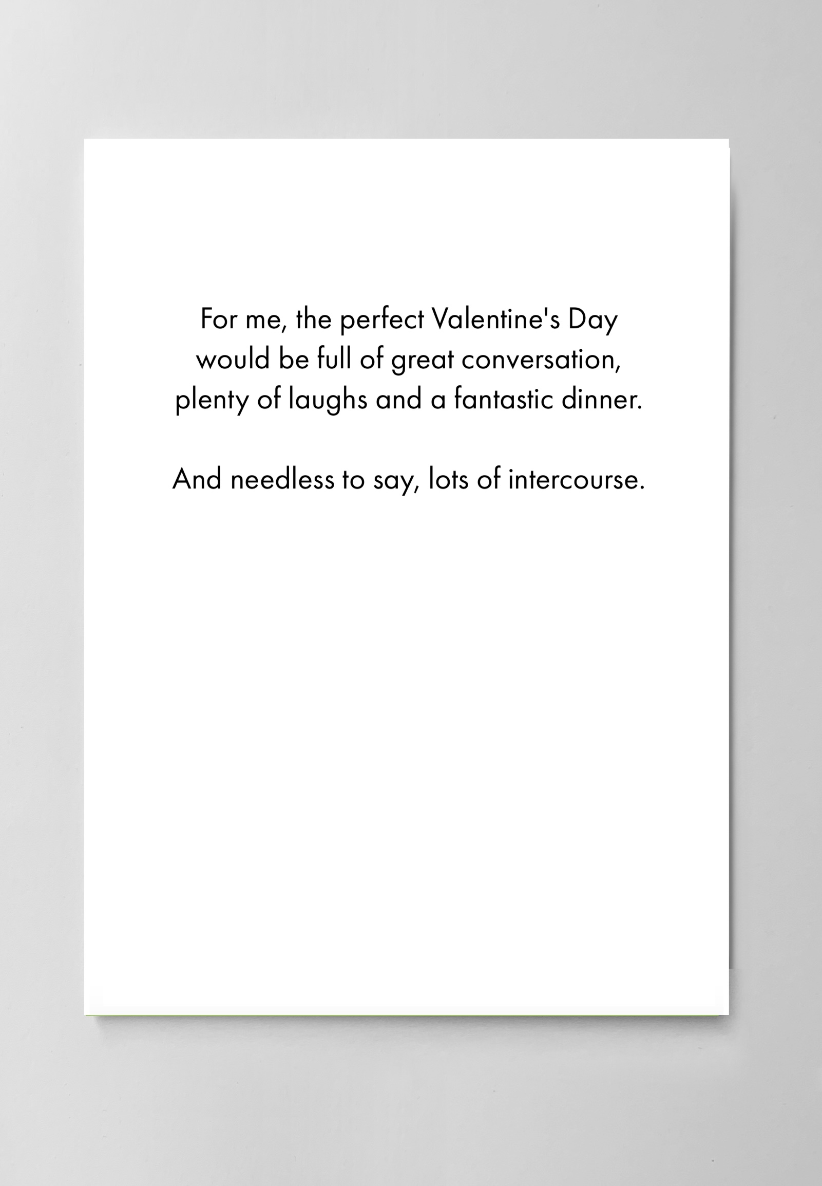 Valentine's Day Card - Perfect (OG)