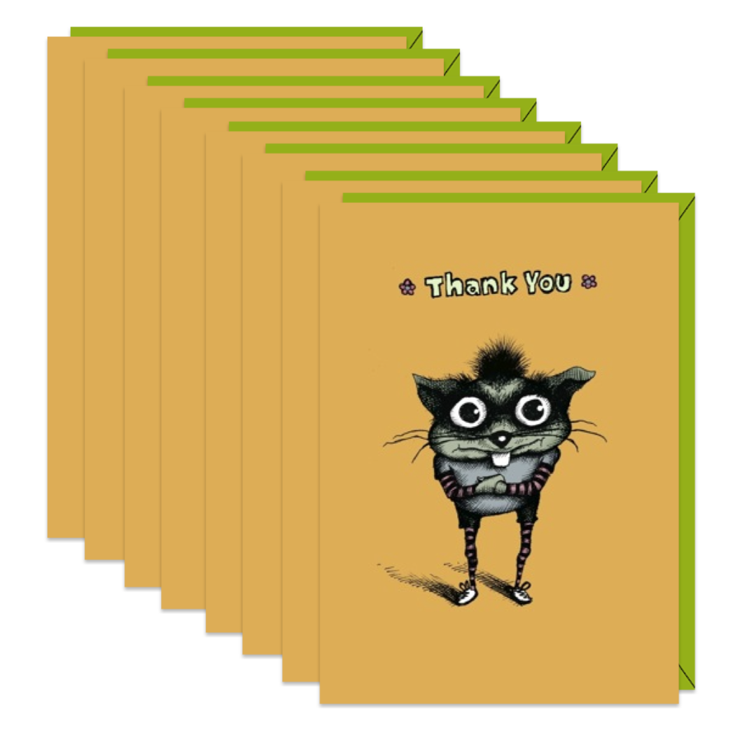 No Place To Write Happy Birthday (Box of 8 mini-cards)