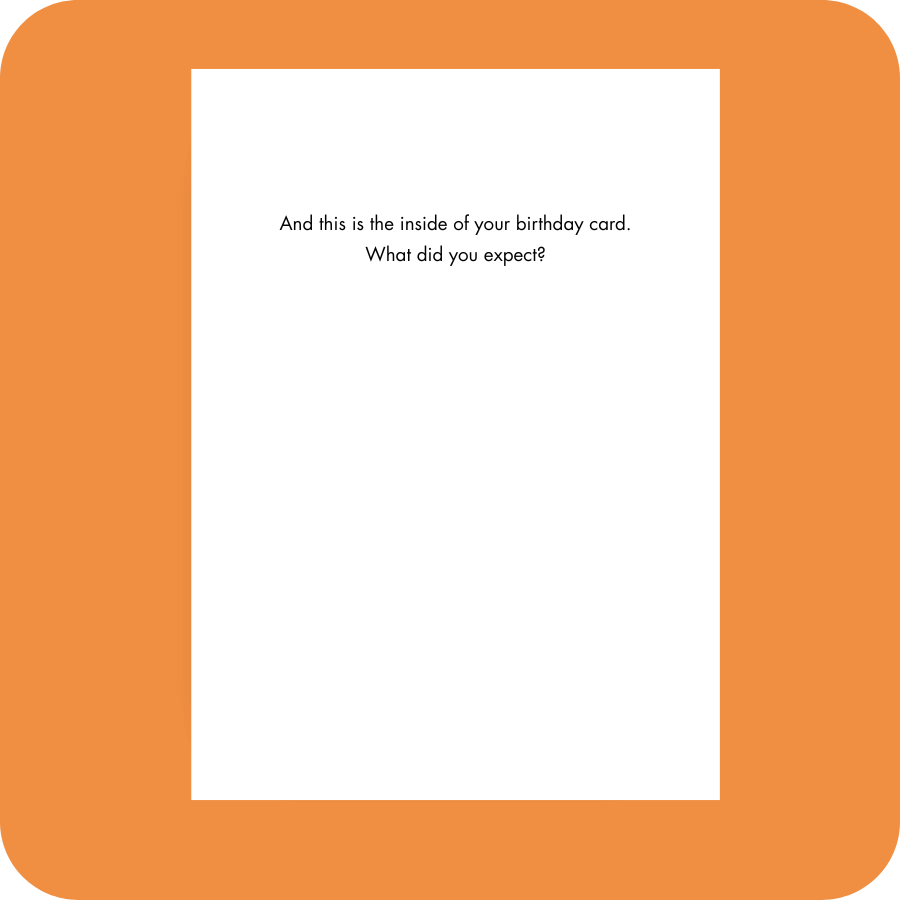 Birthday Card - This is Your Card (OG)