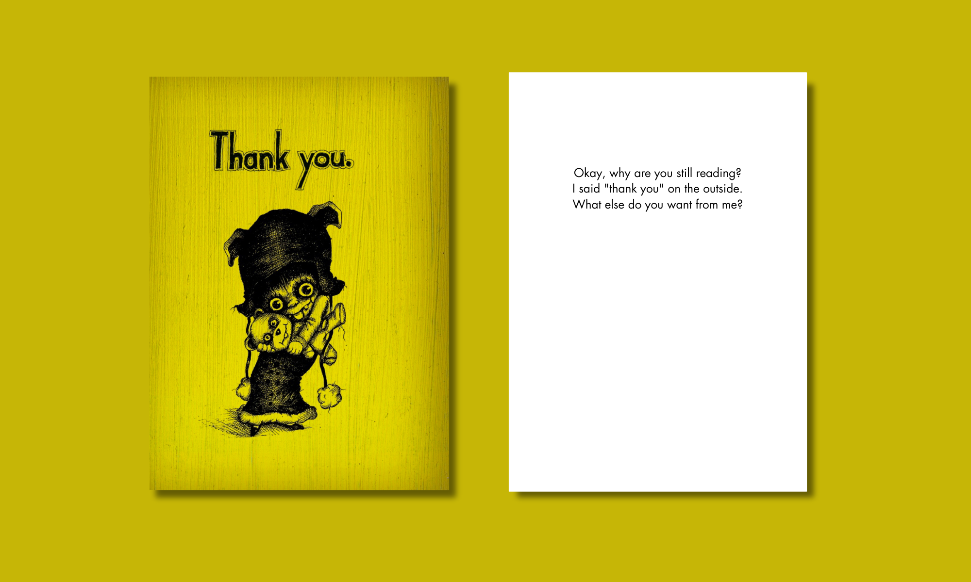 Thank You Card - Still Reading? (OG)
