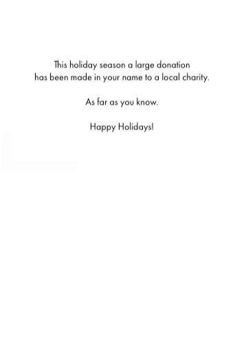 Holiday Card - Donation (OG)