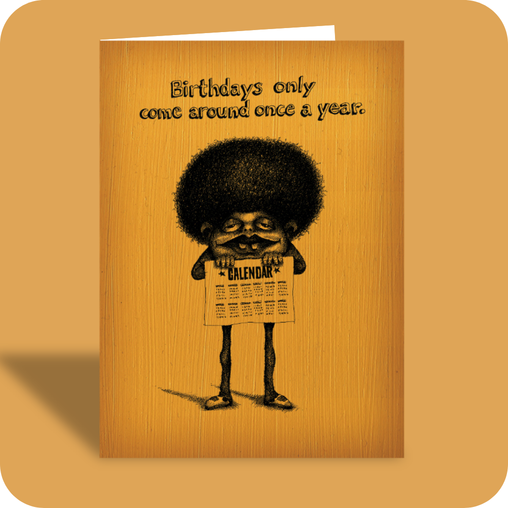 Birthday Card - Once a Year (OG)