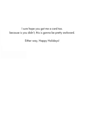Holiday Card - Awkward (OG)