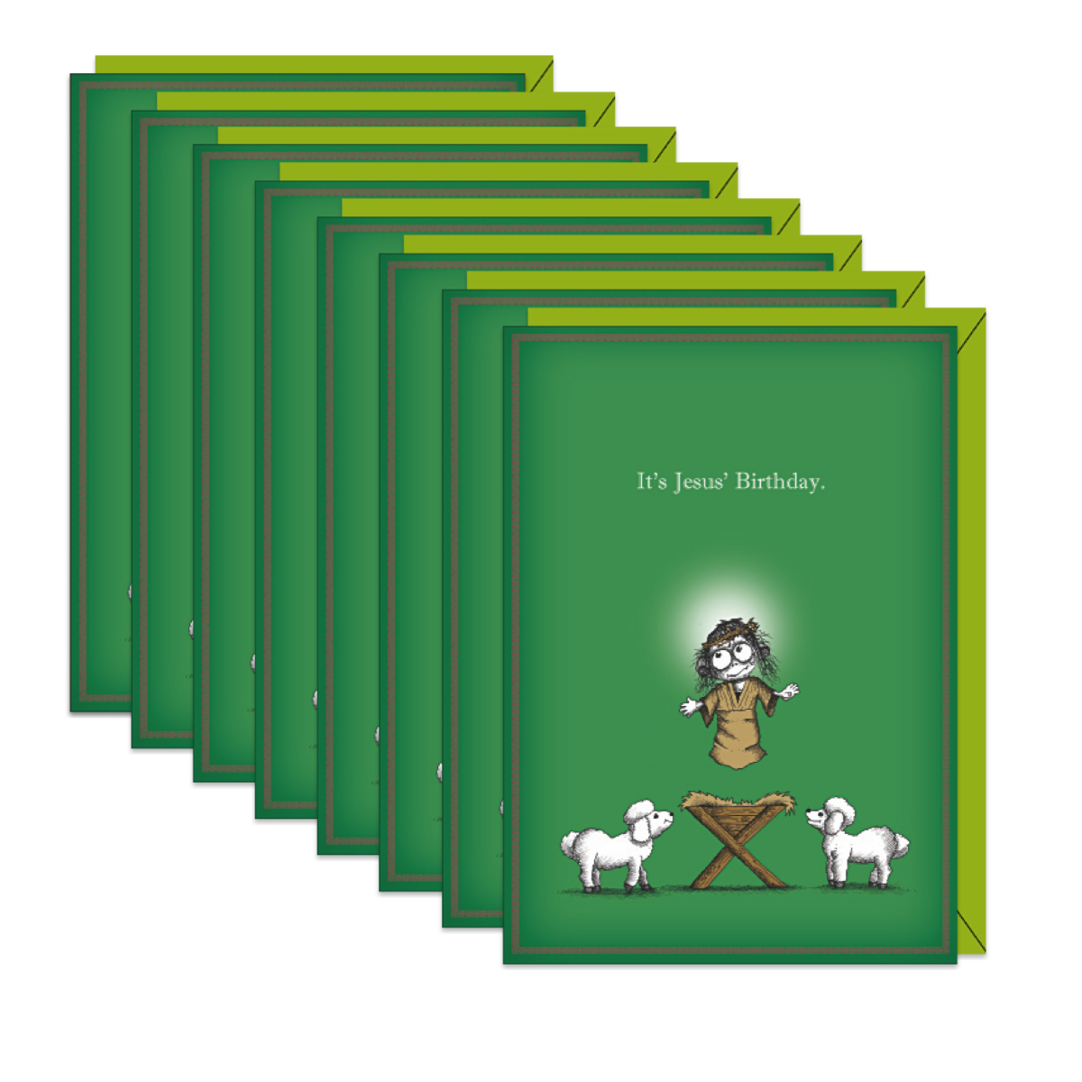 It's Jesus' Birthday (Box of 8 mini-cards)
