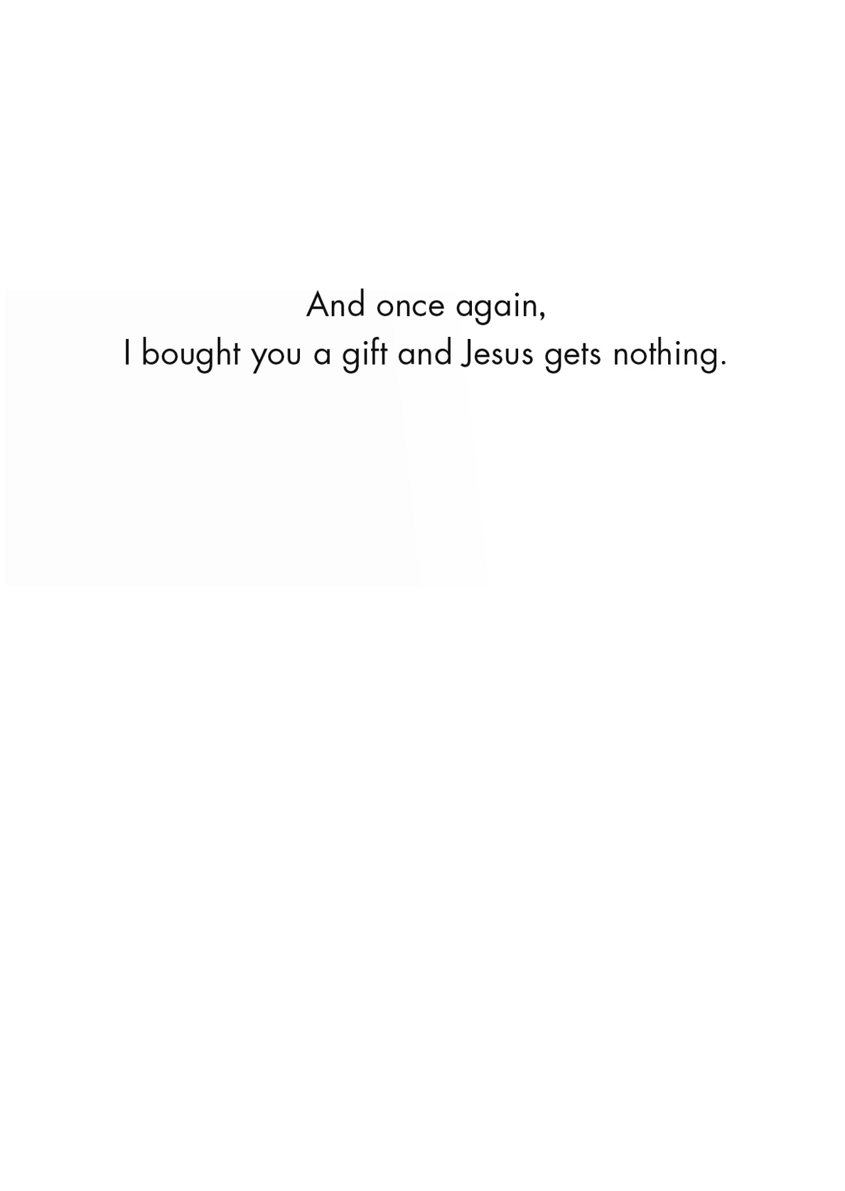 It's Jesus' Birthday (Box of 8 mini-cards)