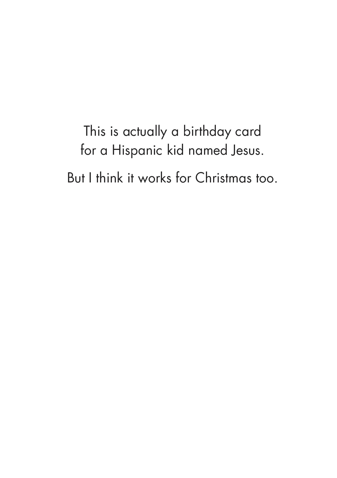 Happy Birthday, Jesus (Box of 8 mini-cards)