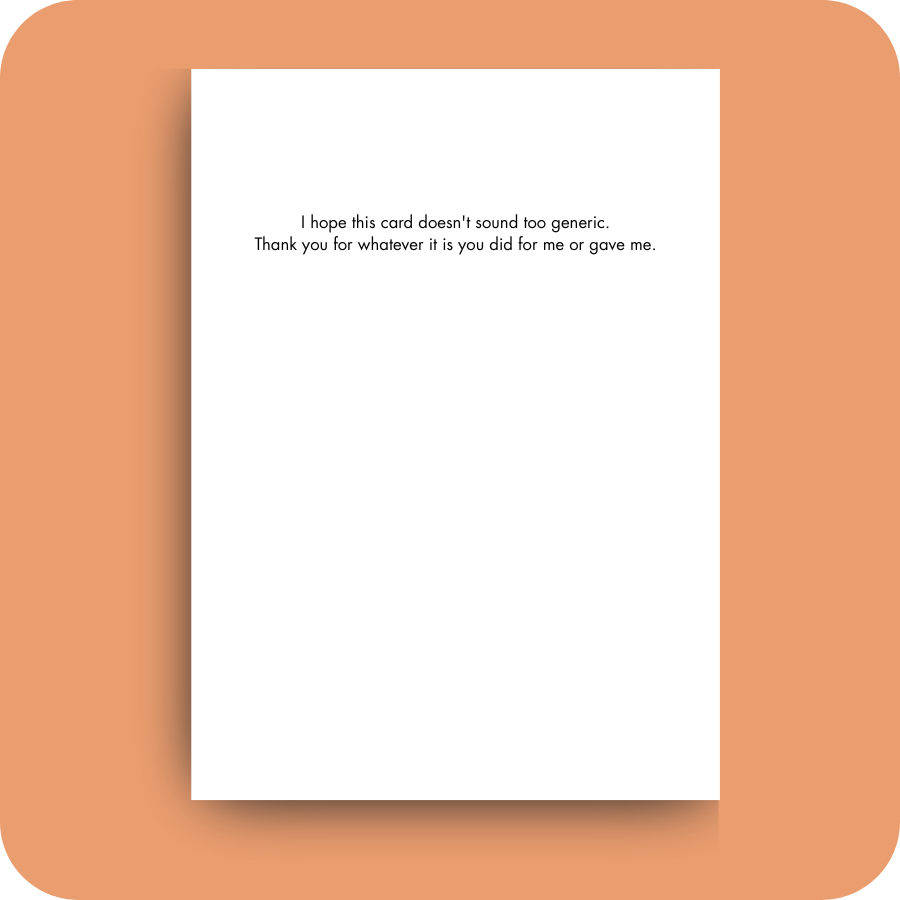 Thank You Card - Generic (OG)
